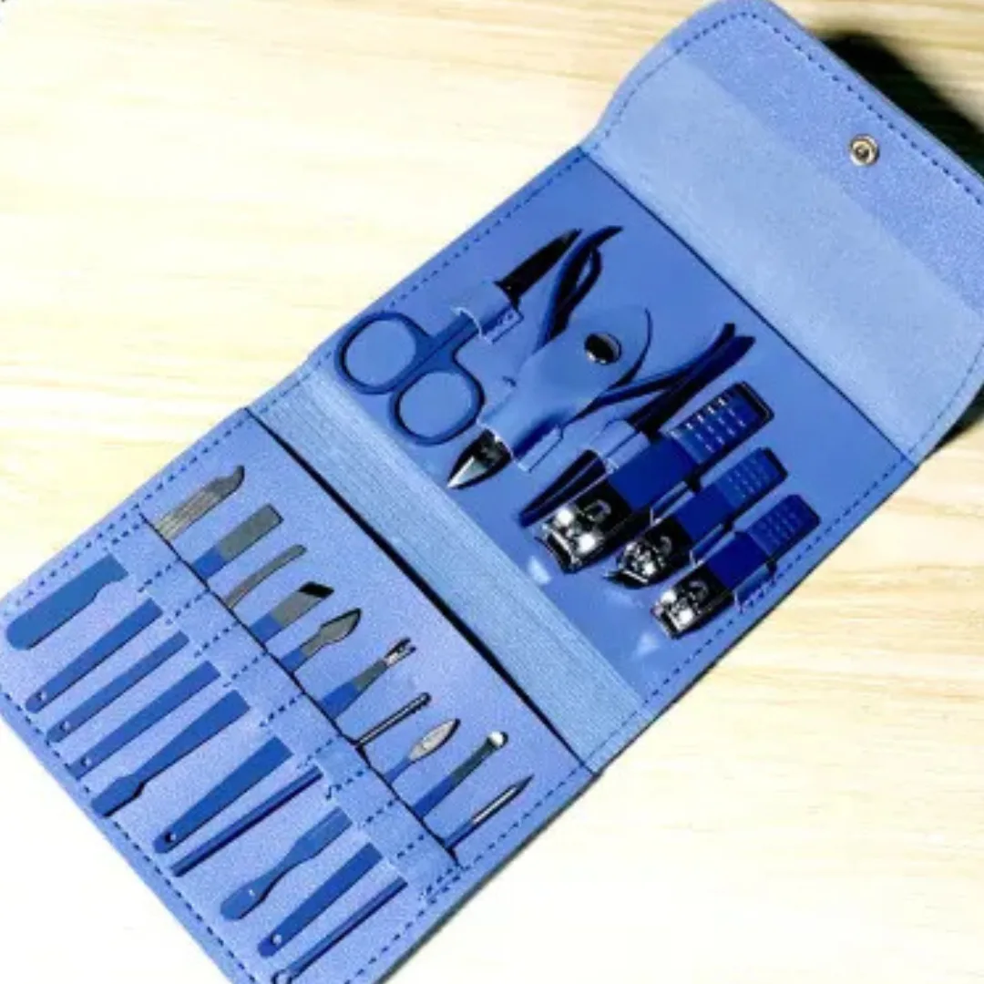 16pcs Stainless Steel Nail Cutter Tool Set