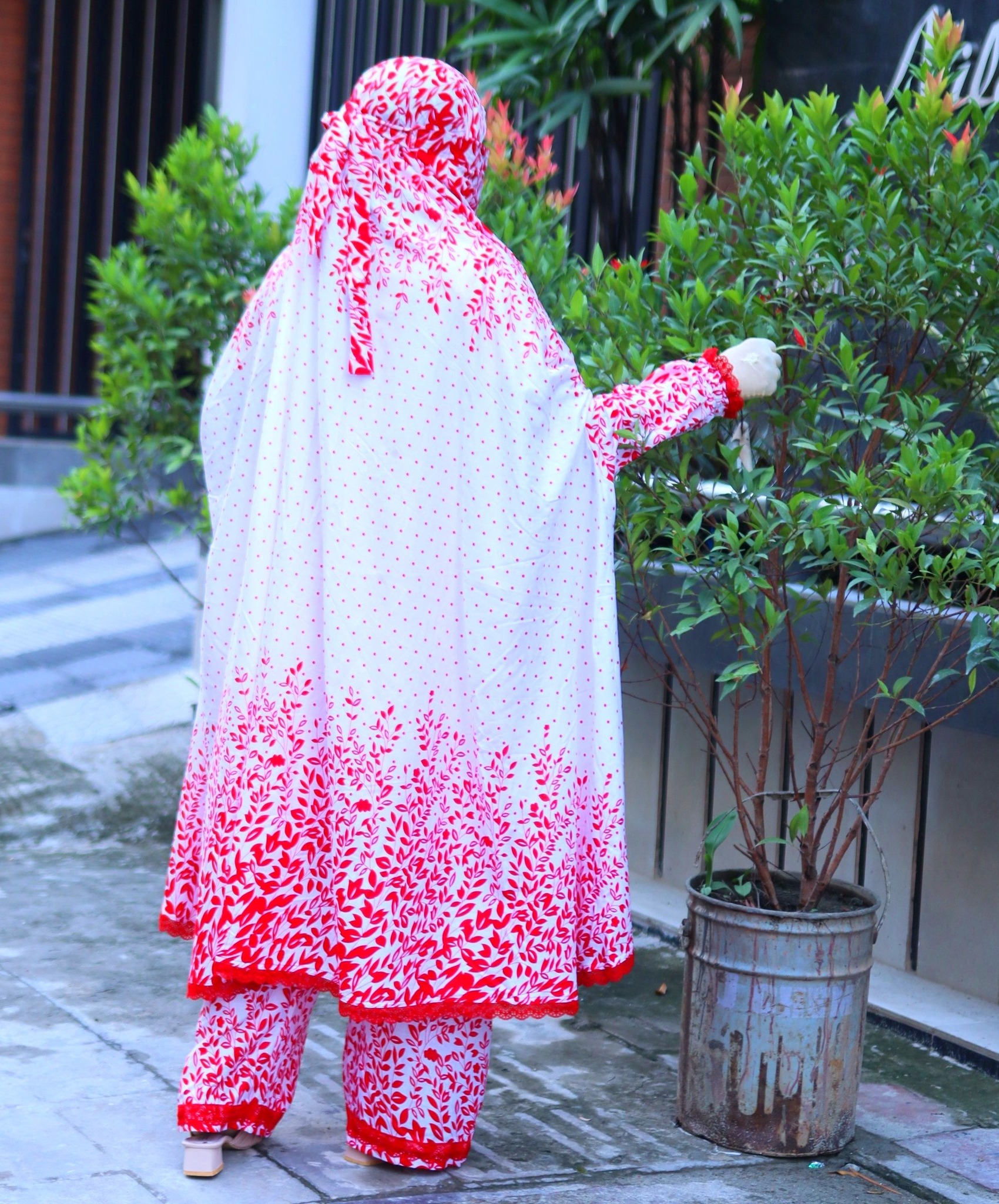 Lilen Fabric Khimar Set LF110